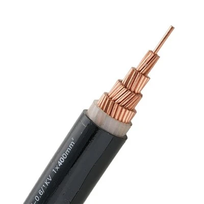 11kv 3-жилен XLPE подземен захранващ кабел Гъвкав 0 Awg OFC захранващ кабел